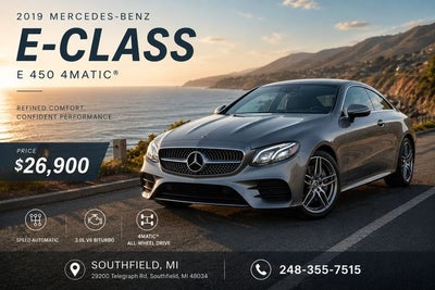 2019 Mercedes-Benz E-Class E 450 4MATIC®